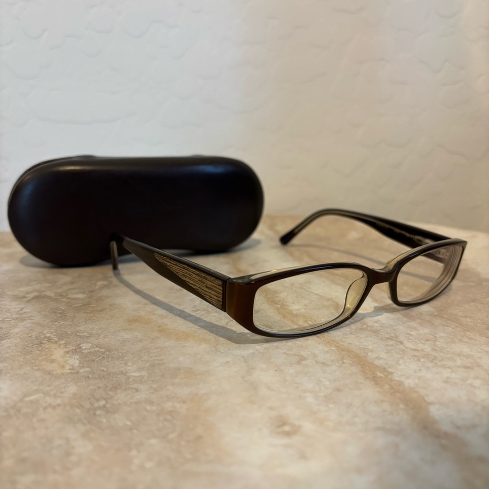 Vera Wang V033 Rounded Rectangular Eyeglasses - image 1